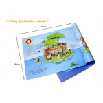 Pipi & Yaya Forest Cabin - Puzzle 3D din lemn
